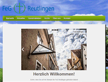 Tablet Screenshot of feg-reutlingen.de